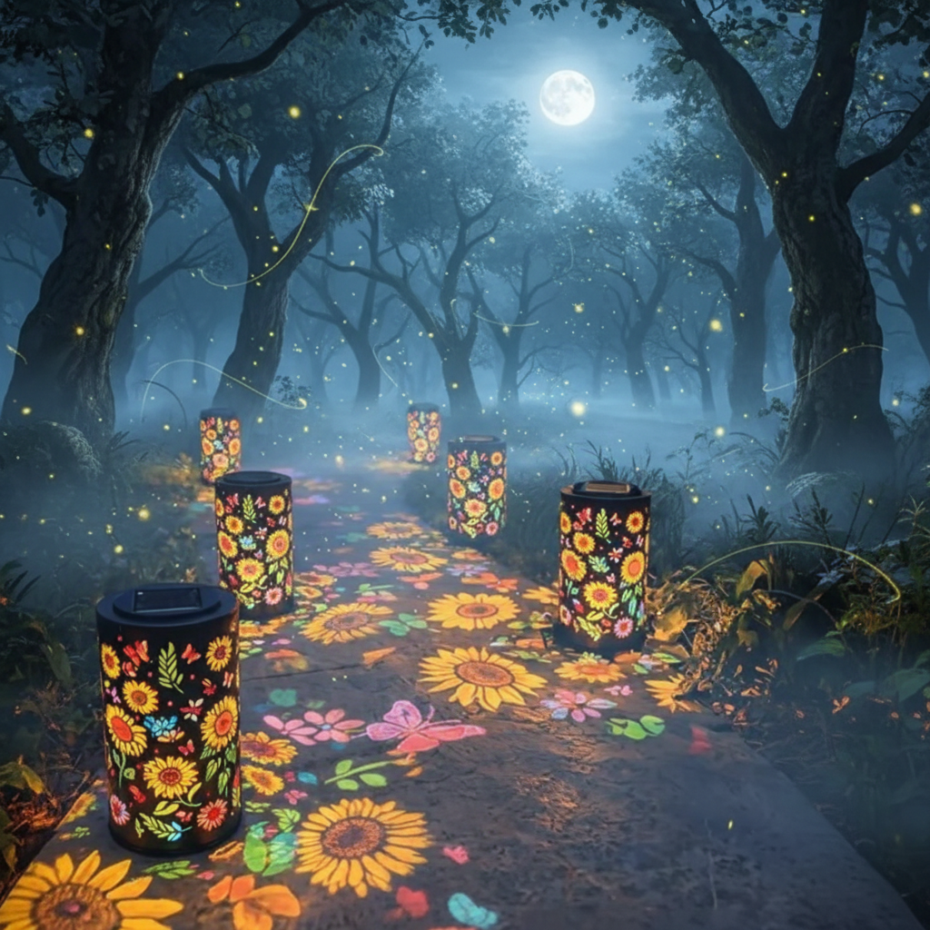 Solar Powered Outdoor Lantern Decorative