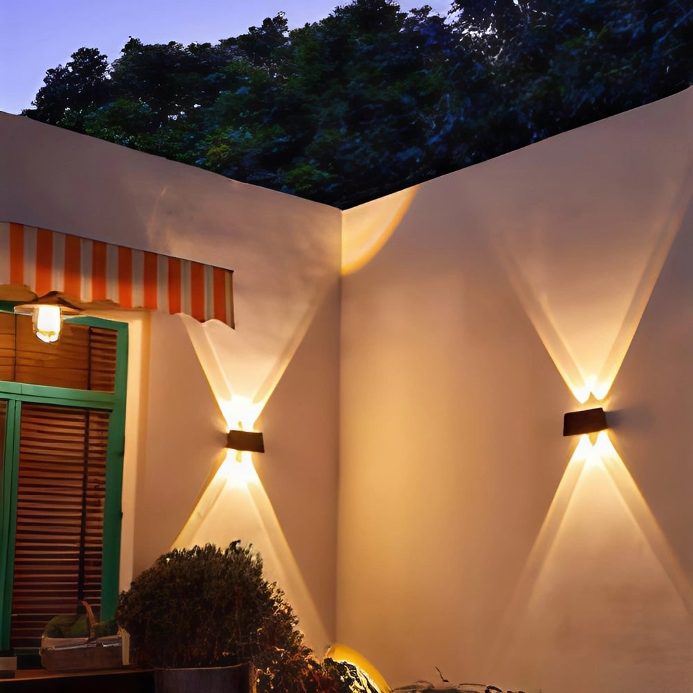 Solar Powered Outdoor Lighting Wall Garden