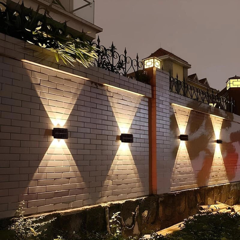 Solar Powered Outdoor Lighting Wall Garden