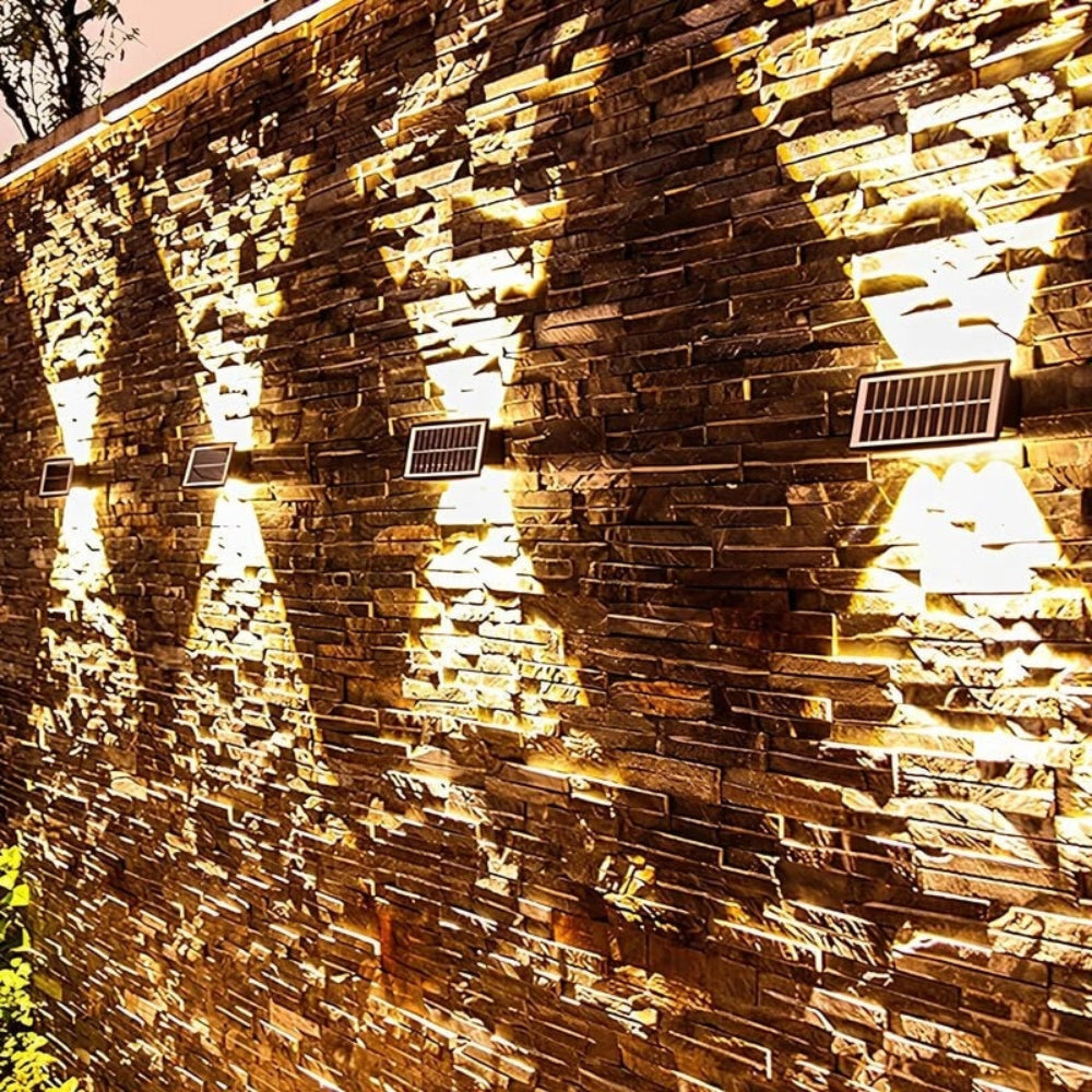 Solar Powered Outdoor Lighting Wall Garden