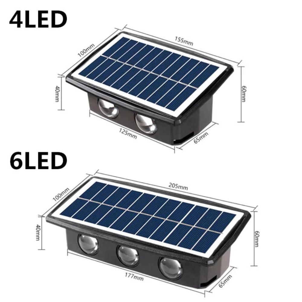 Solar Powered Outdoor Lighting Wall Garden