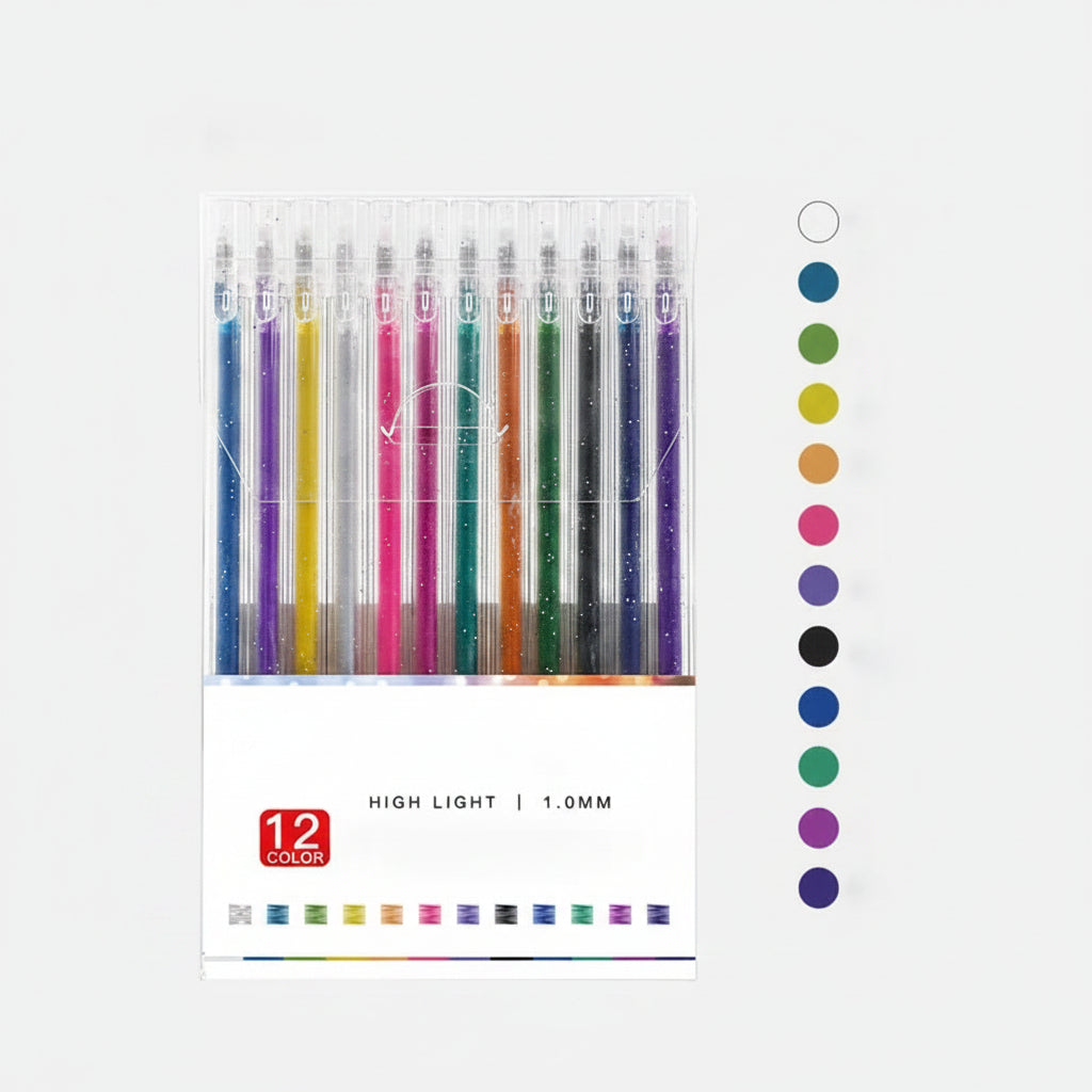 Sparkle Gel Pens Glitter Writing Creative
