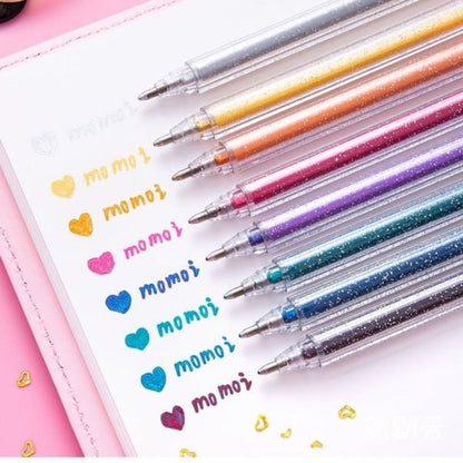 Sparkle Gel Pens Glitter Writing Creative