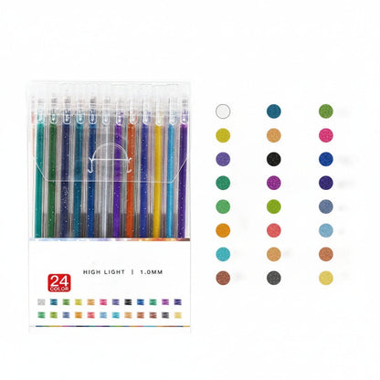 Sparkle Gel Pens Glitter Writing Creative