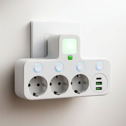 Surge Protection Power Strip USB Outlets