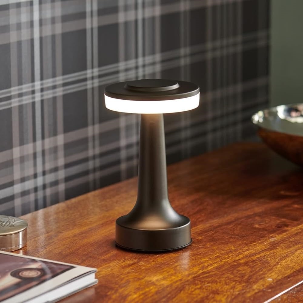 Table Lamp Cordless Metal Rechargeable