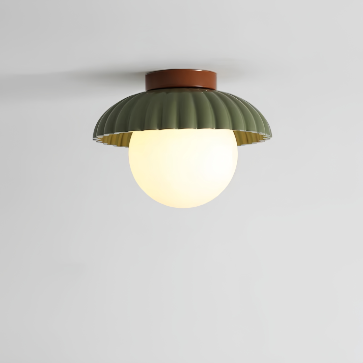 Iron Hallway Ceiling Light Modern Glass &