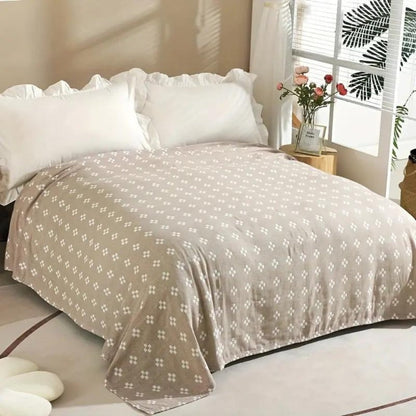 Throw Blanket Cotton Blanket Fluffy