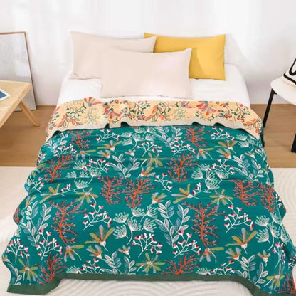Throw Blanket Cotton Fluffy Decorative