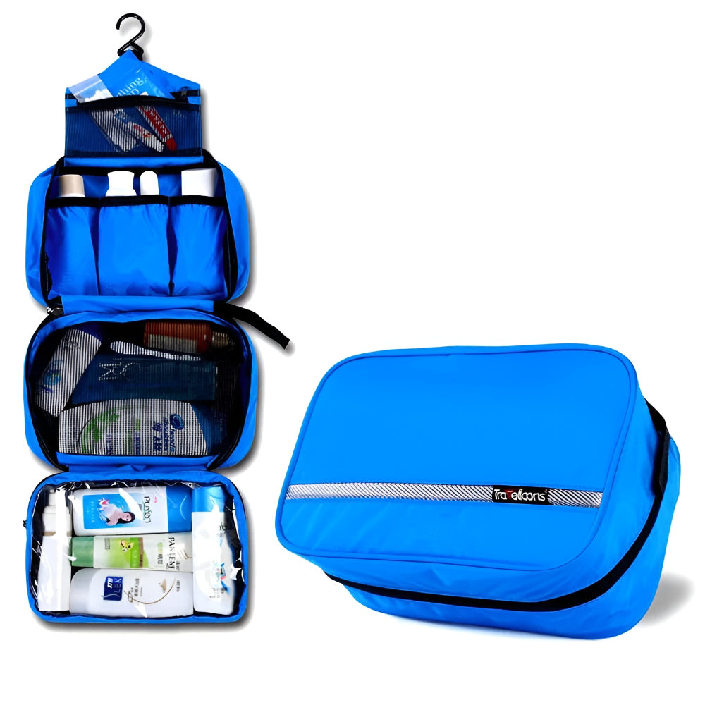 Toiletry Bag Travel Cosmetic Bag Hanging Zip