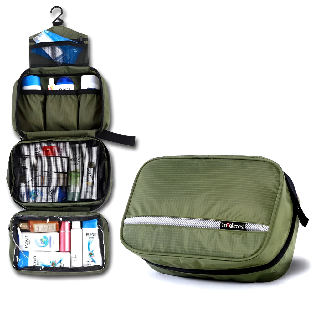 Toiletry Bag Travel Cosmetic Bag Hanging Zip