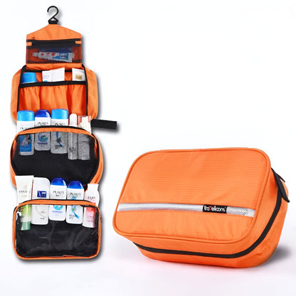 Toiletry Bag Travel Cosmetic Bag Hanging Zip