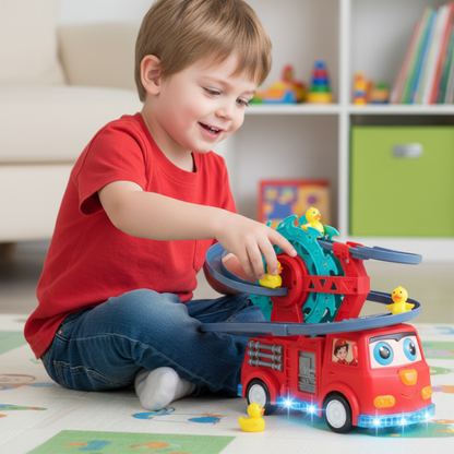 Toy Car Fire Truck Toy Interactive