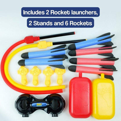 Toy Rocket Launcher Outdoor Fun Dual Action