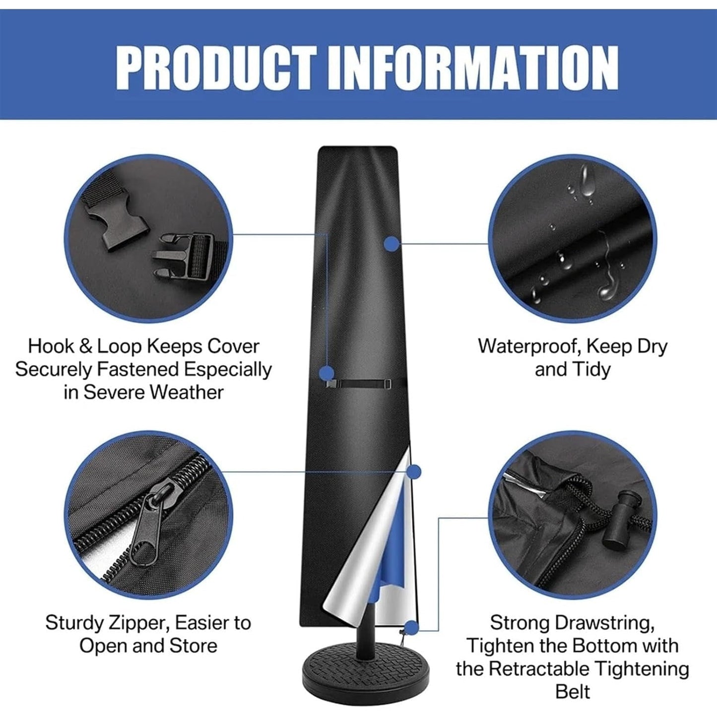 Umbrella Cover Garden Accessory Weather