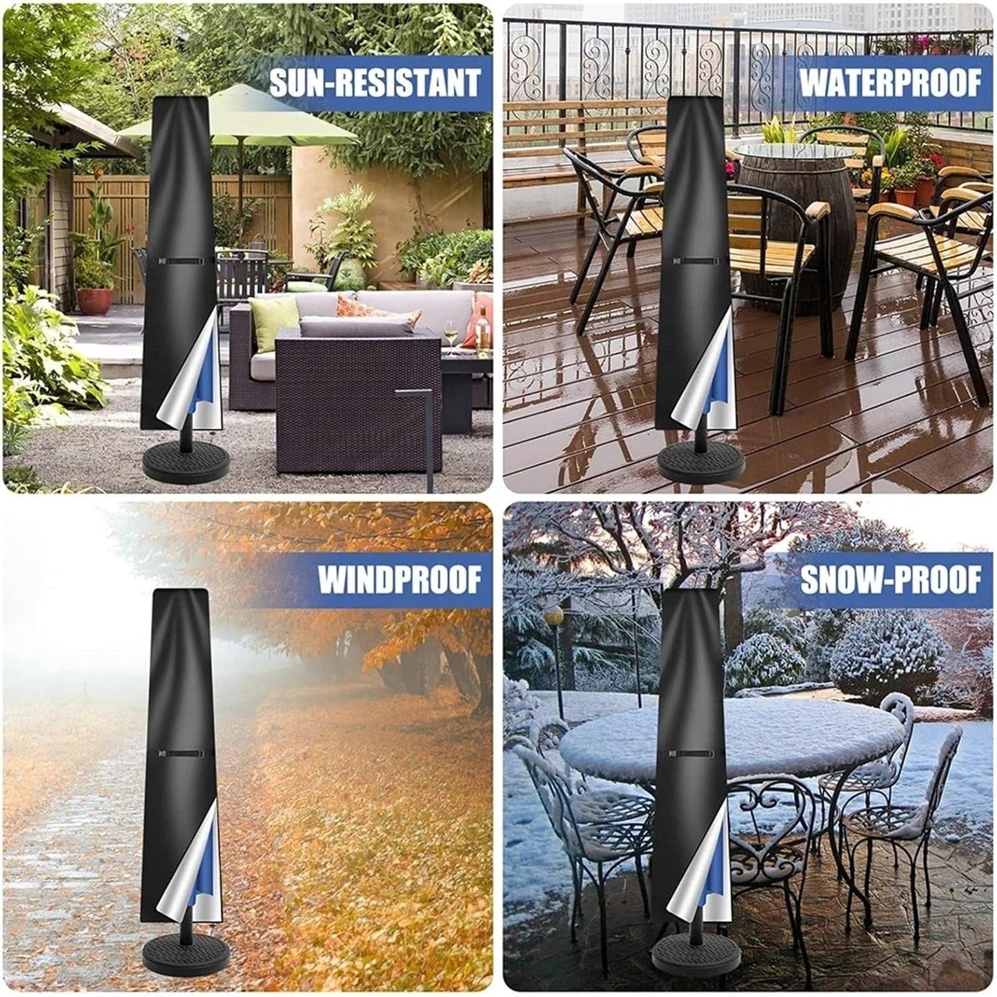 Umbrella Cover Garden Accessory Weather