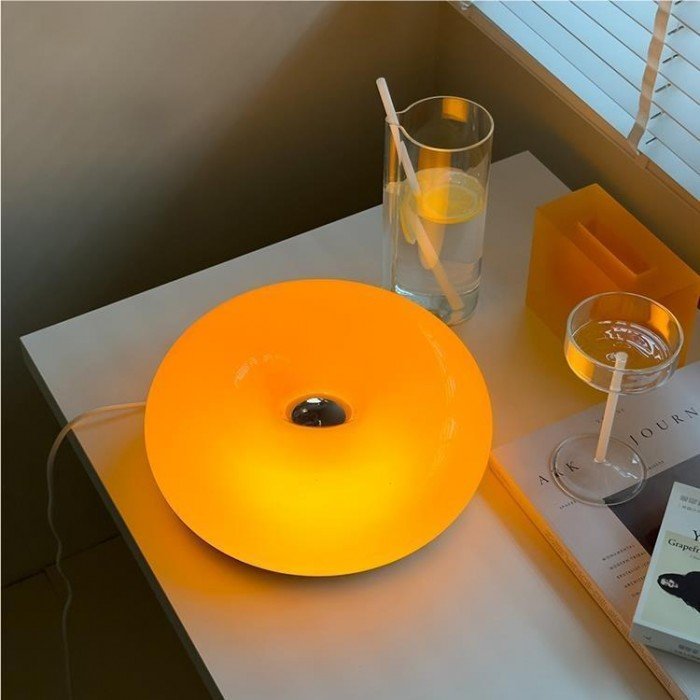 Bauhaus Donut Lamp Modern LED Table &