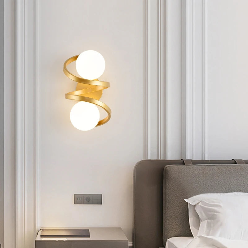 Astra Wall Light Modern Dual LED Globe