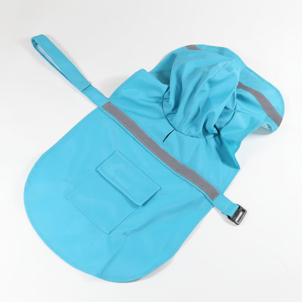 Waterproof Dog Raincoat Adjustable Hooded