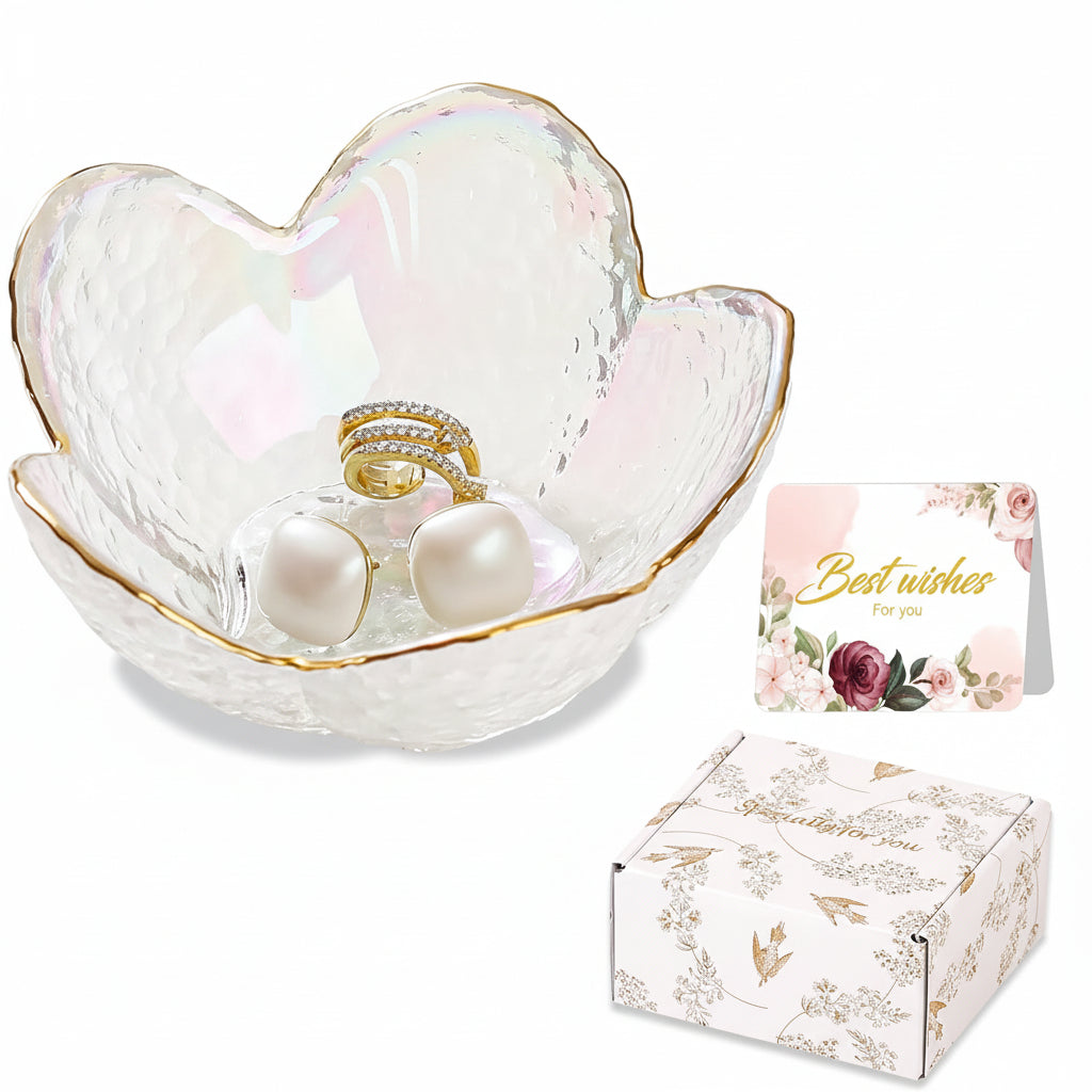 Mothers Day Flower Jewelry Dish Ceramic Ring