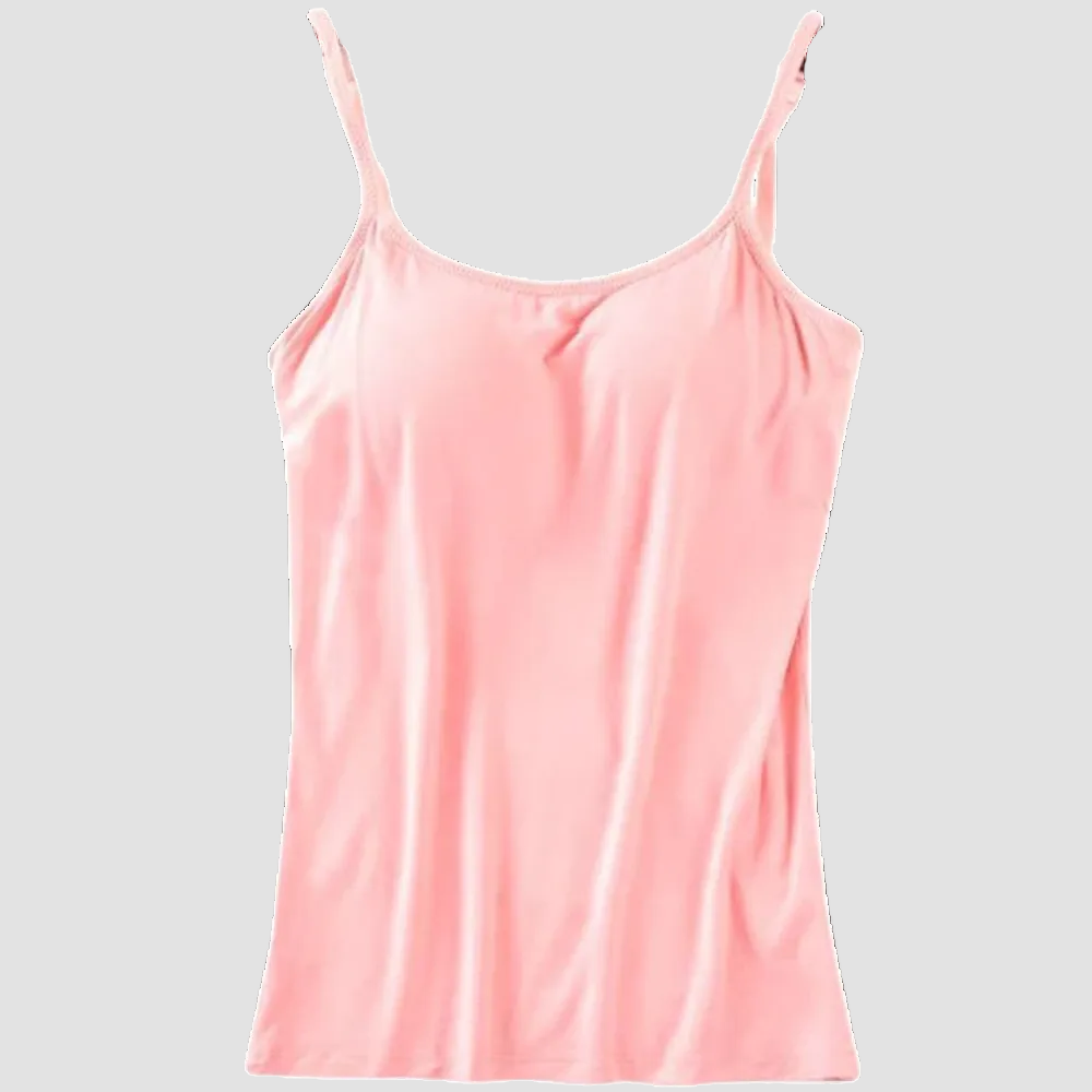 Women's Built In Bra Camisole Undergarment