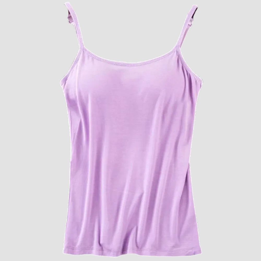Women's Built In Bra Camisole Undergarment