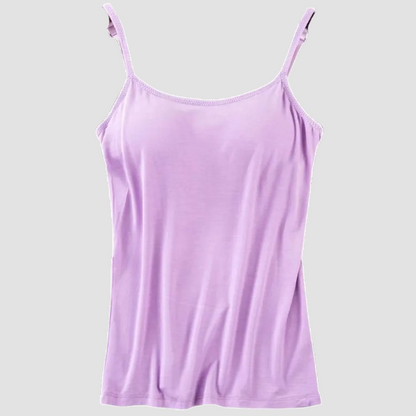 Women's Built In Bra Camisole Undergarment