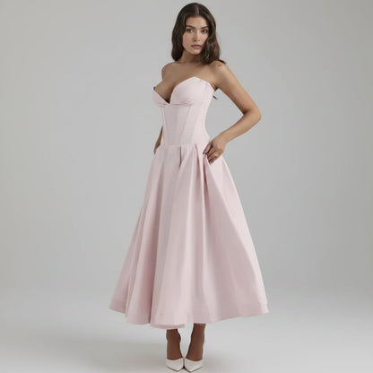 Women's Cocktail Dress Midi Off Shoulder