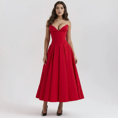 Women's Cocktail Dress Midi Off Shoulder
