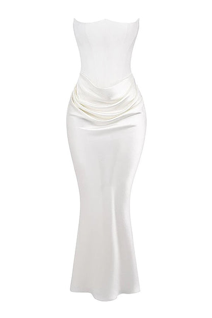 Women's Formal Corset Dress Sleek Evening