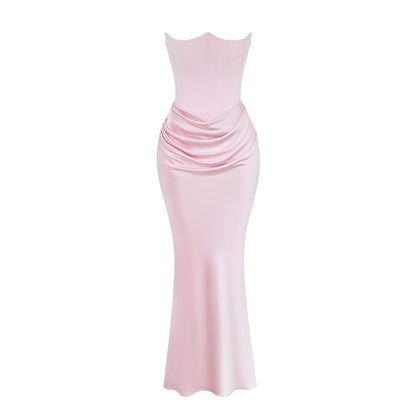 Women's Formal Corset Dress Sleek Evening