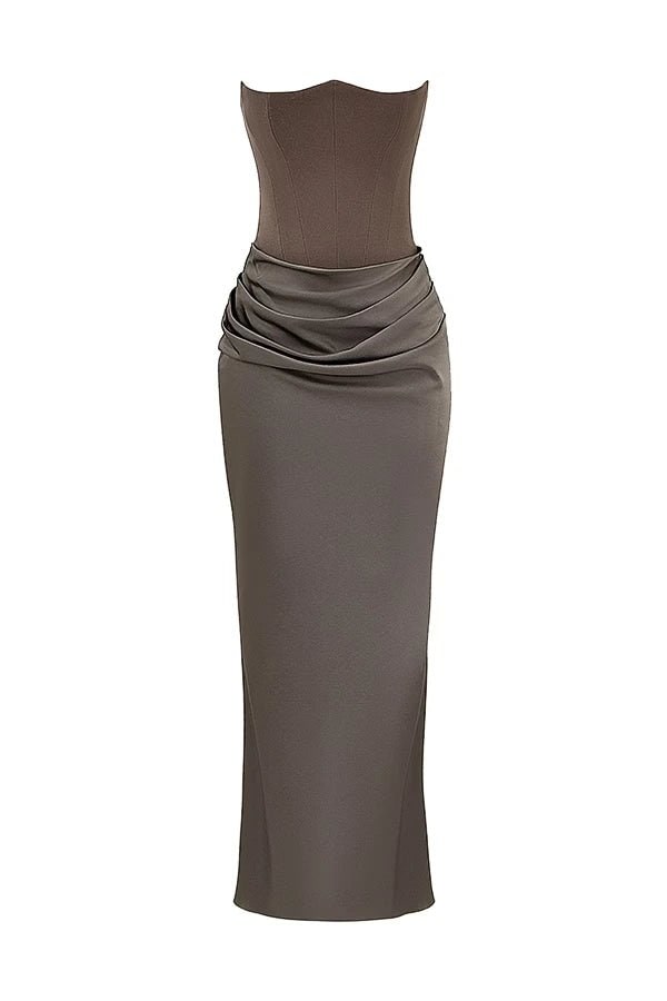 Women's Formal Corset Dress Sleek Evening