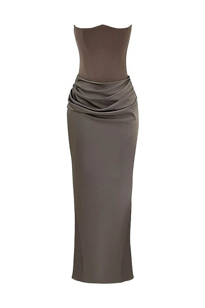 Women's Formal Corset Dress Sleek Evening