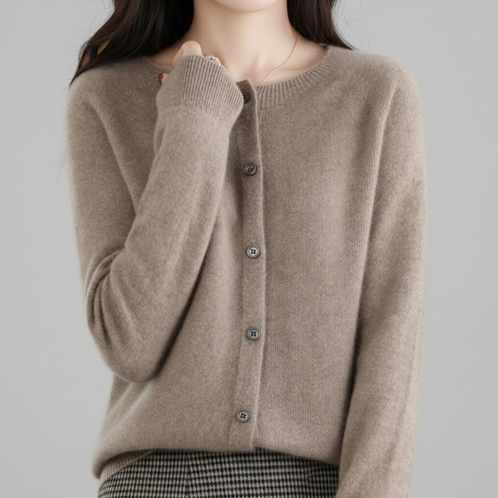 Womens Knitted Sweater Cardigan Warm