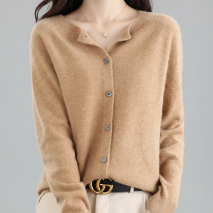 Womens Knitted Sweater Cardigan Warm