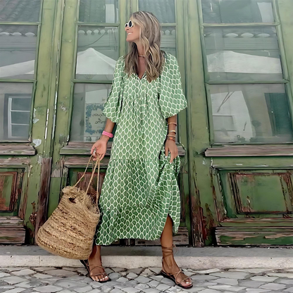 Women's Spring Dress Maxi Floral Casual
