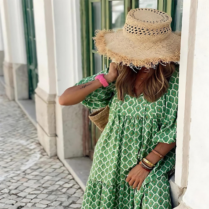 Women's Spring Dress Maxi Floral Casual