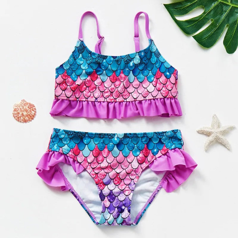 Women's Swimsuit Bikini Set Kids Swimwear
