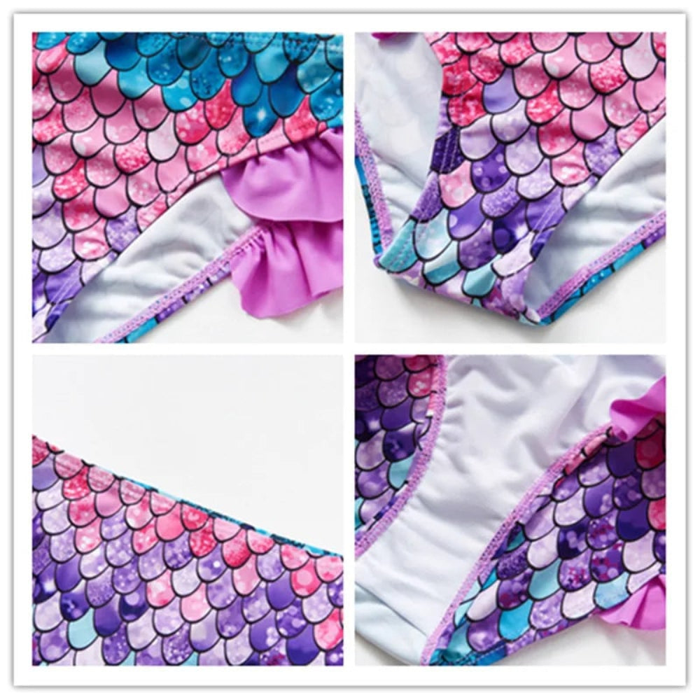 Women's Swimsuit Bikini Set Kids Swimwear