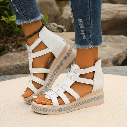 Women's Sandals Platform Wedge Open Toe