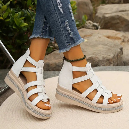 Women's Sandals Platform Wedge Open Toe