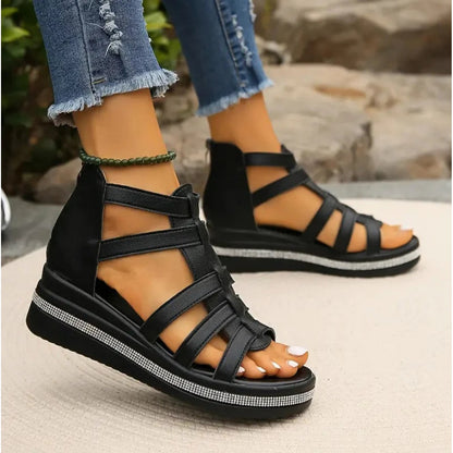 Women's Sandals Platform Wedge Open Toe
