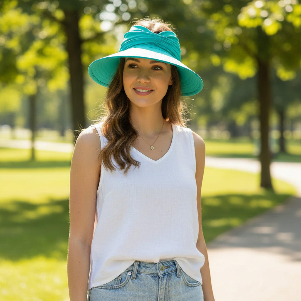Women's Wide Brim Sun Beach Hat Packable