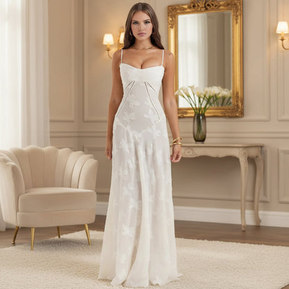 Womens Dress Long Flowy Midi Dress Evening