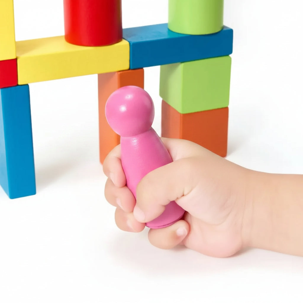 Wooden Building Blocks Set Creative Playtime