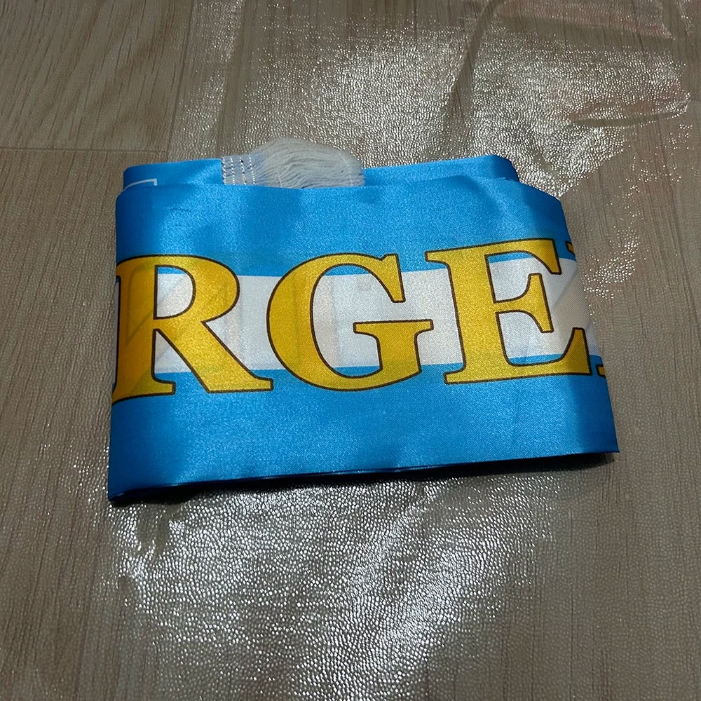 World Cup Argentina Flag Soccer Scarf Double