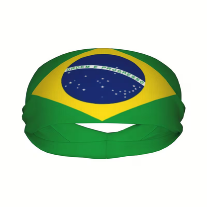 World Cup Brazil Flag Sports Headband Soccer