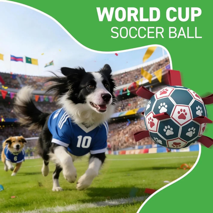 World Cup Interactive Dog Toy Durable Ball