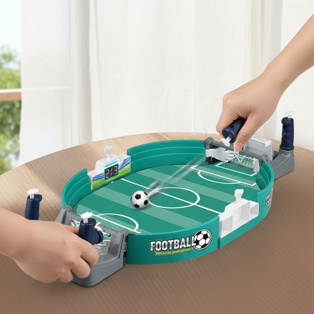 World Cup Table Football Set Compact Arcade